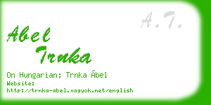 abel trnka business card